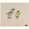Image 1 : Animation Art SpongeBob Taking Off Original Hat Cel