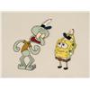 Image 2 : Animation Art SpongeBob Taking Off Original Hat Cel