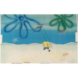 Production Background SpongeBob Cel Art Original Kites