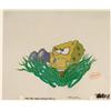 Image 1 : Spying SpongeBob Cel Production Art Original Seaweed