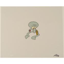 Grinning Squidward Original Cel SpongeBob Animation Art