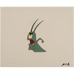 SpongeBob Original Plankton Assertive Cel Animation Art