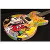 Image 3 : Duerrstein Orig Painted Mickey Mouse Donald Duck Guitar