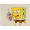 Image 2 : Production Cel SpongeBob Talking On Shell Original Art