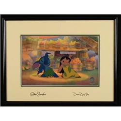 Disney Lilo & Stitch Viva la Hula Framed Sericel Art