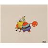 Image 1 : Mr Krabs Hugging SpongeBob Original Animation Cel Art