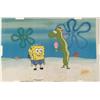 Image 1 : Original At Beach Animation Cel SpongeBob Background