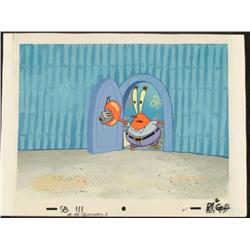 Background Animation Cel Original SpongeBob Mr K Door
