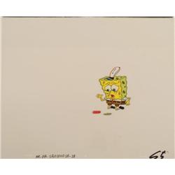 Production Original Cel SpongeBob Ground Food Art