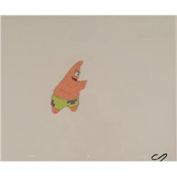 Friendly Push Animation Art Original Cel Spongebob