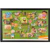 Image 1 : NICKELODEON 25th ANNIVERSARY Print Framed 45 Characters