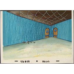 Broken Pot Original Background Production SpongeBob