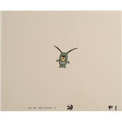 Plankton Going Explode Original Animation Cel SpongeBob