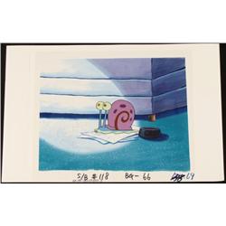 Startled Background SpongeBob Original Animation Cel