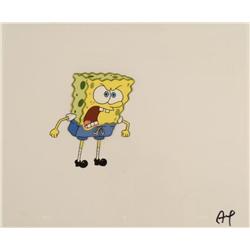 Production SpongeBob Original Cel Art Cool Furious Face