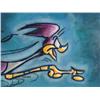 Image 3 : 2 Duerrstein Original Paintings Set Road Runner +Coyote