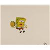 Image 1 : Original Cel Animation SpongeBob Holding Patty Art