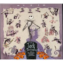 Nightmare Before Christmas, Animation Drawing Cel Art