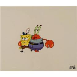 Production Art Cel Best of Friends Original Spongebob