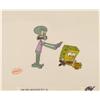 Image 1 : Original Art Hold It Spongebob Production Cel Animation