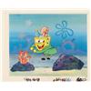 Image 1 : Grooving Cel Original Background Animation Spongebob