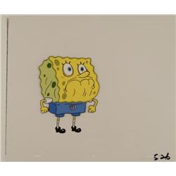 Tough Guy Production Art Original Cel Spongebob