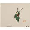 Image 1 : Big Smile Plankton Cel Original SpongeBob Animation Art
