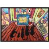Image 1 : SpongeBob Art Giclee on Canvas TOONING IN + OUT Truth