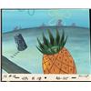 Image 1 : SpongeBob Squidward Original Animation Background Cel