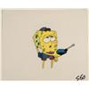 Image 1 : Walkie-Talkie Original Animation Art SpongeBob Hold Cel