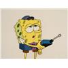 Image 2 : Walkie-Talkie Original Animation Art SpongeBob Hold Cel