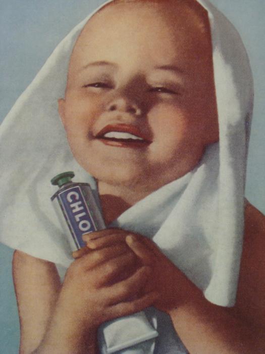 Chlorodont Print of Vintage Italian Toothpaste Ad Frmd