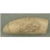 Image 1 : Scrimshaw Ship The Brandenberg Repro Bone Nautical