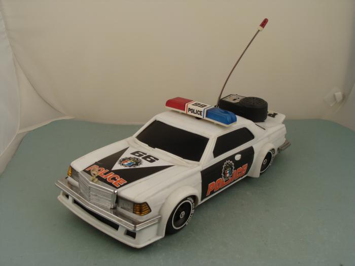 vintage toy police cars