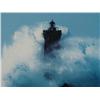 Image 2 : Lighthouse Ocean Lake Nautical Photograph Framed