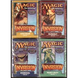 Complete Magic the Gathering Invasion Set New in Boxes
