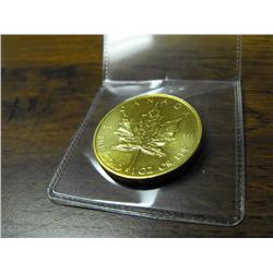 1 oz. .9999 Pure Gold Maple Leaf