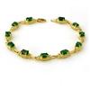Emerald Bracelet 10K YG- $ 6K GG GIA