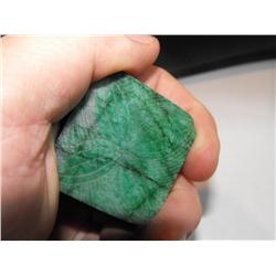 Hand Carved 350 ct. Emerald Gemstone