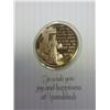 Image 1 : HAPPY HANUKKAH CARD (WITH SOLID BRONZE TOKEN)