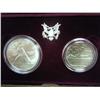 Image 1 : 1992 US OLYMPIC 2 COIN UNC SET