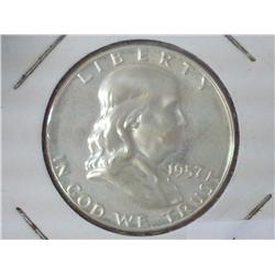 1957 FRANKLIN HALF DOLLAR PROOF