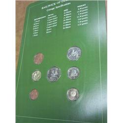 BAILIWICK OF GUERNSEY COIN AND STAMP SET (UNC)
