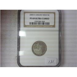 2005-S OCEAN VIEW NICKEL NGC PF69 ULTRA CAMEO