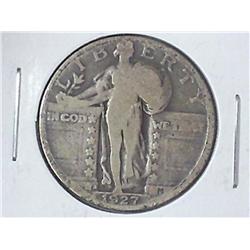 1927-S STANDING LIBERTY QUARTER (GOOD)