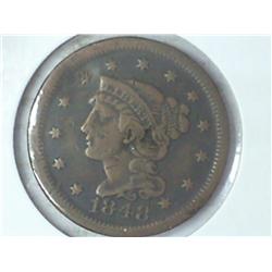 1848 US LARGE CENT