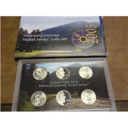 2005 US MINT WESTWARD JOURNEY NICKEL COIN SET