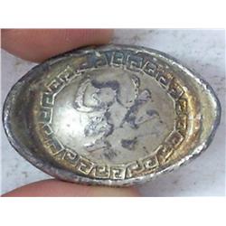 CHINESE SILVER SYCHEE MONEY INGOT 66.4 GRAMS APRX.