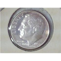 1954 SILVER ROOSEVELT DIME (PROOF)