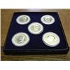5 PIECE PROOF SILVER KENNEDY SET